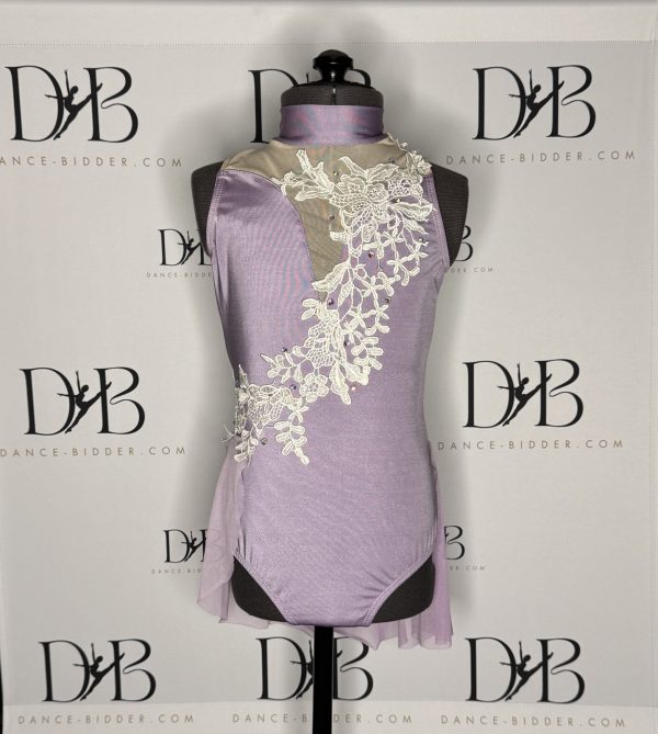 Lavender & White Floral Lyrical Dance Costume (REF-21)