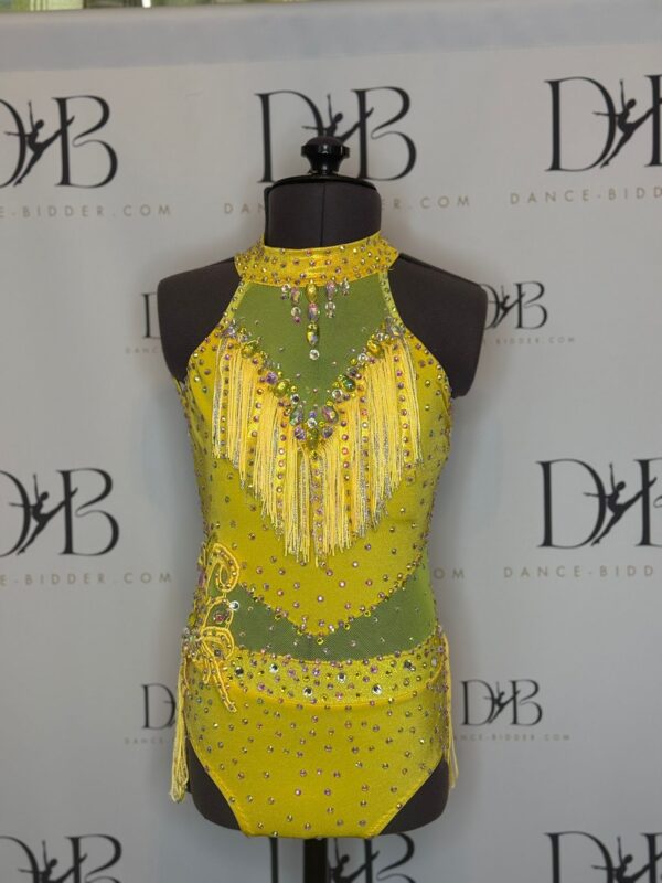 Yellow Tiffany Rose Fringe Costume - REF 49