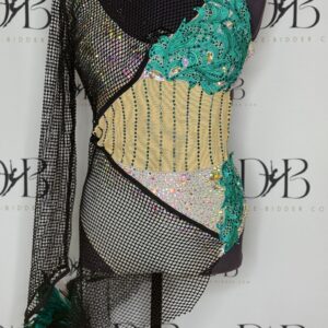 Black And Turquoise Fast Costume With Accessories - REF 61