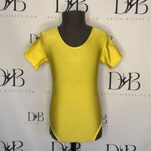 REF 79  Bright Yellow Short-Sleeve Leotard